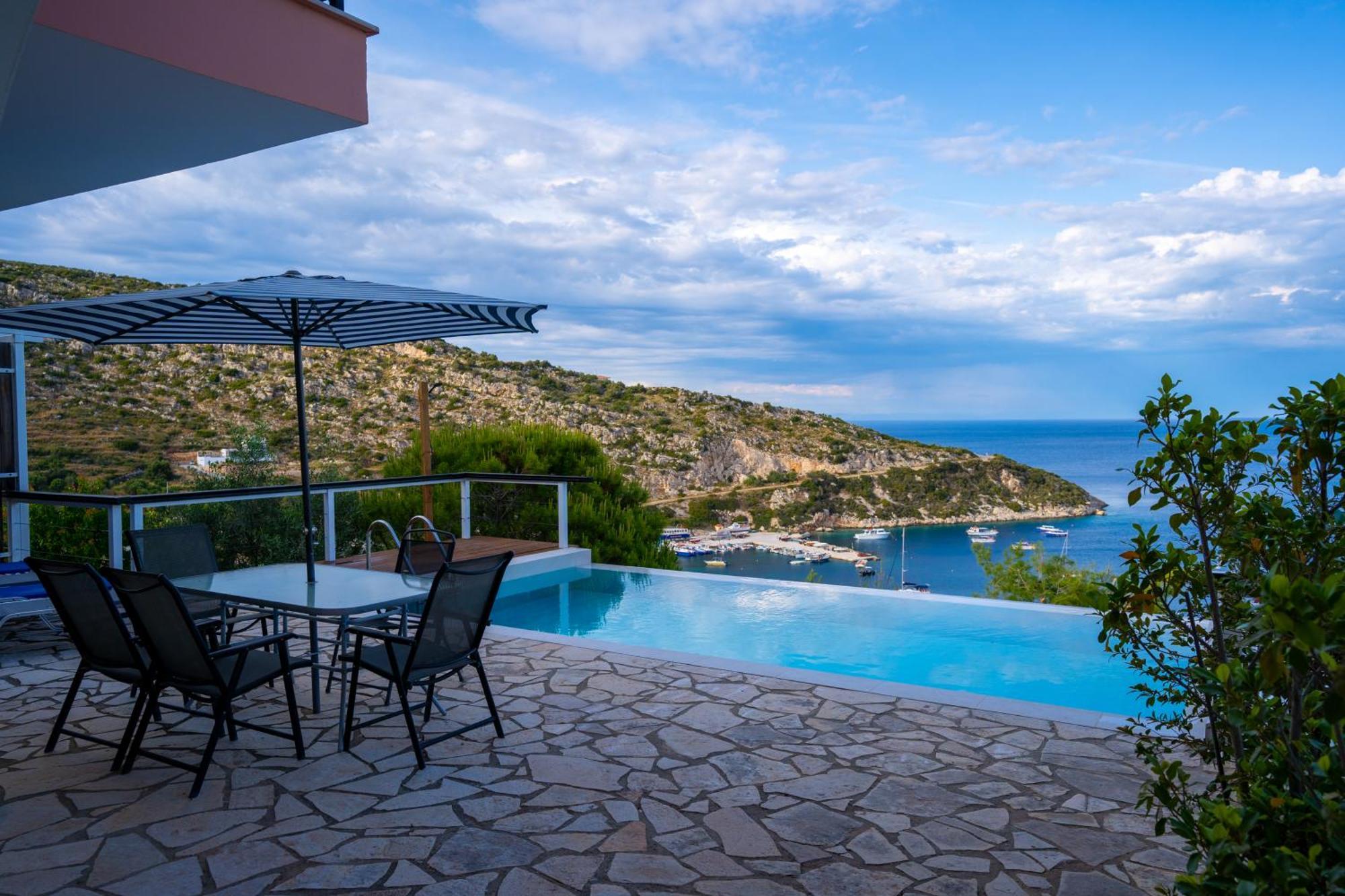 Coastal Paradise Found - Komis' Private Pool Retreat アギオス・ニコラオス エクステリア 写真