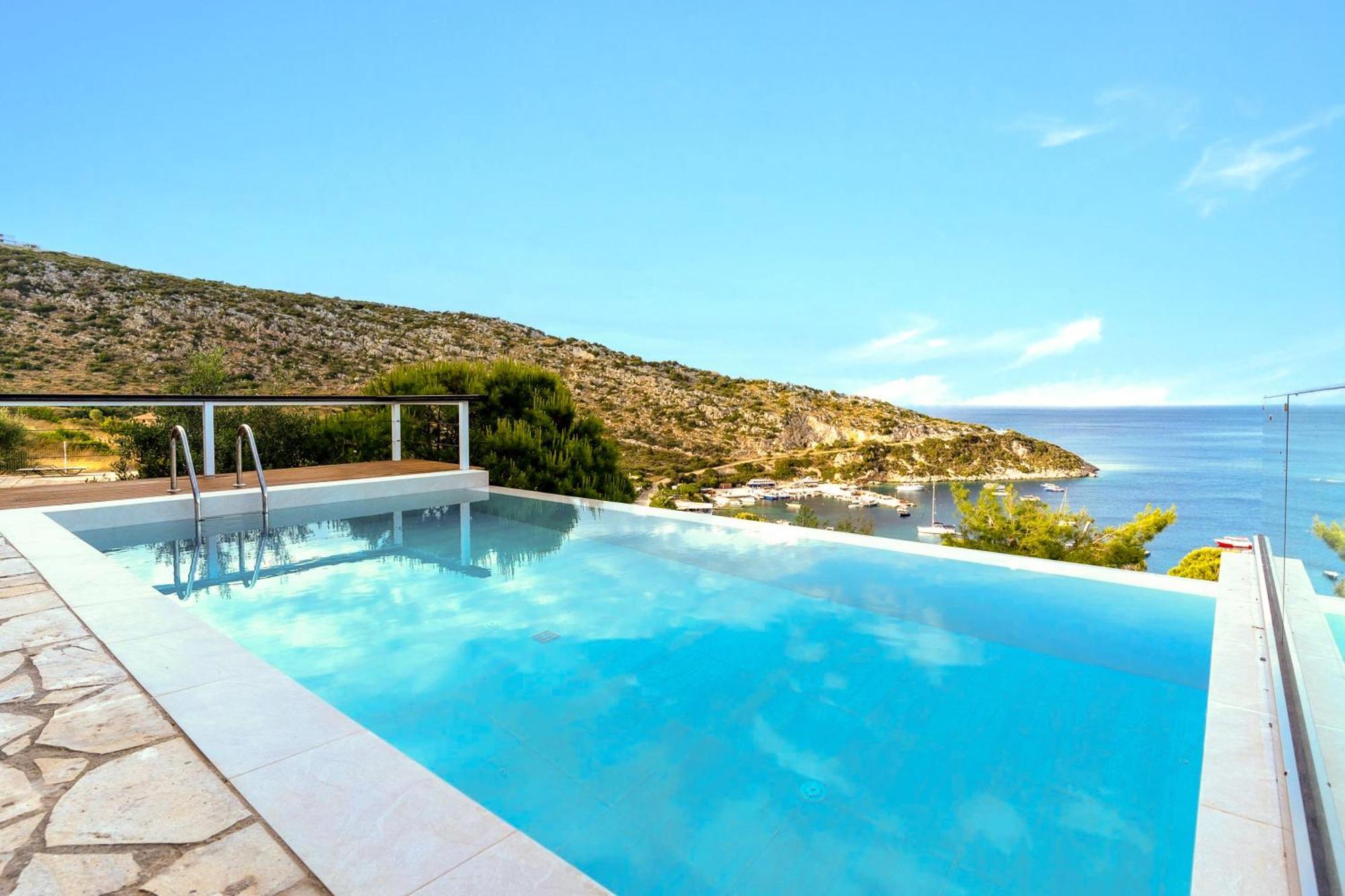 Coastal Paradise Found - Komis' Private Pool Retreat アギオス・ニコラオス エクステリア 写真