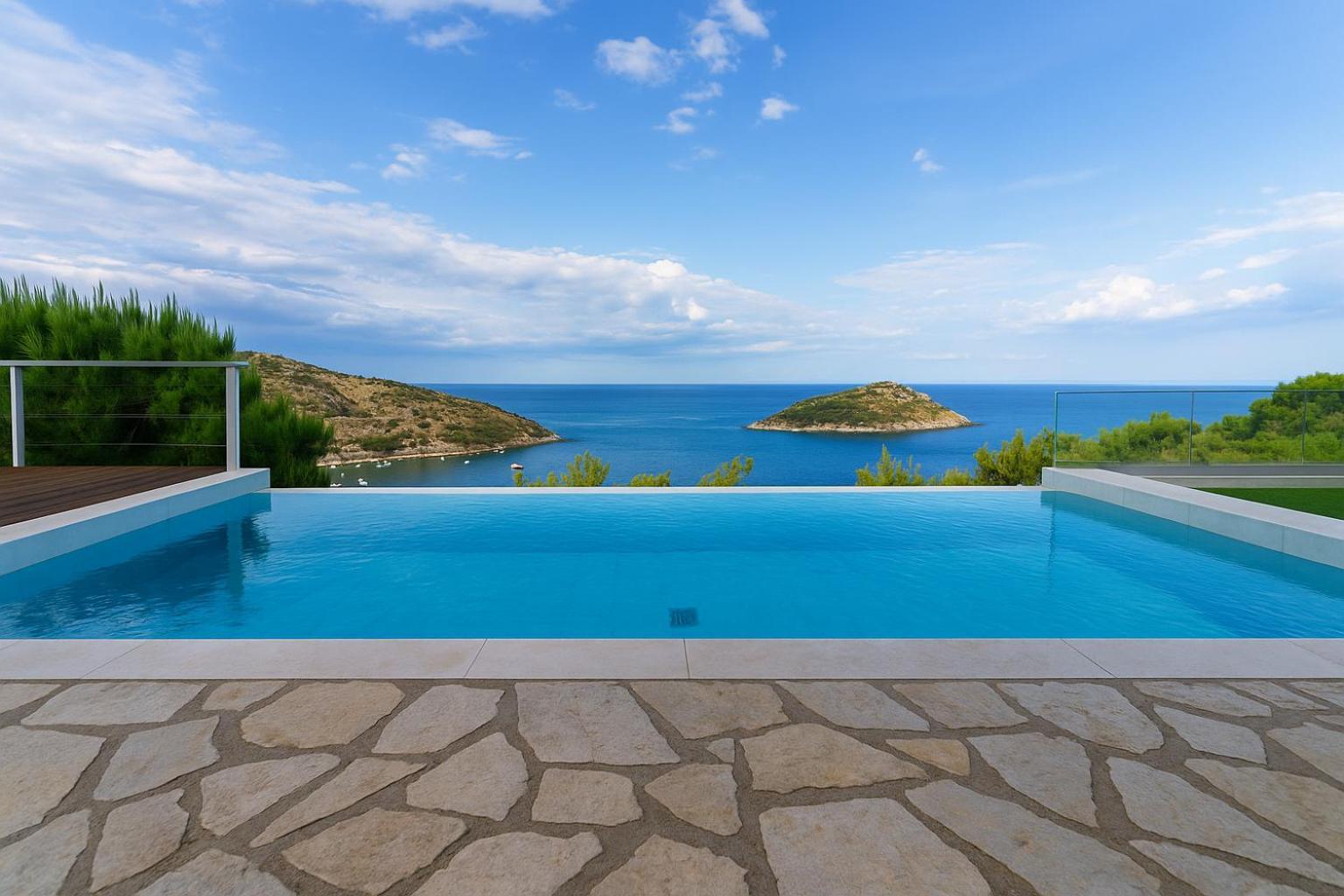 Coastal Paradise Found - Komis' Private Pool Retreat アギオス・ニコラオス エクステリア 写真